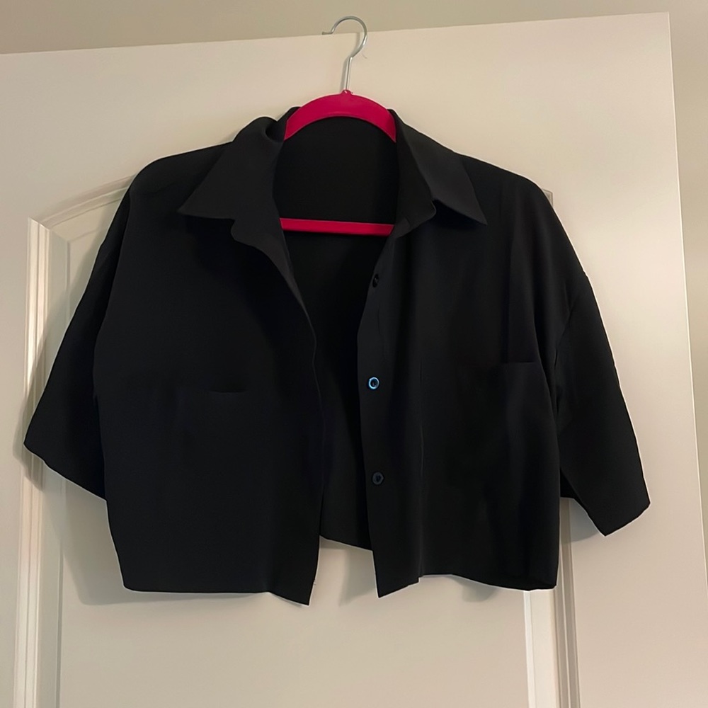Cropped Button Up